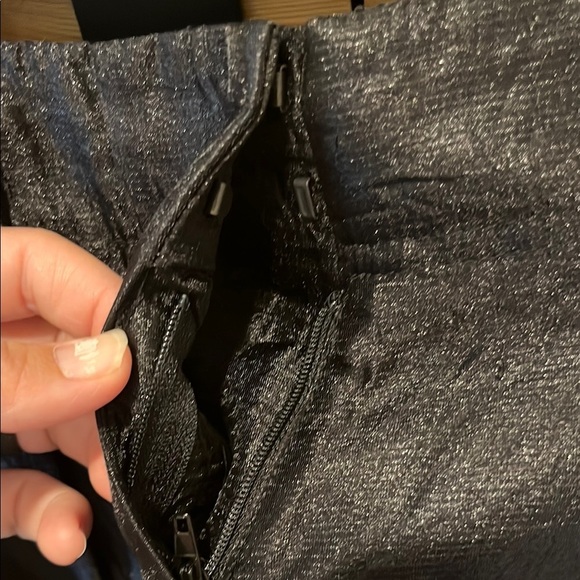 Express Women's Shimmer Black Shorts - Picture 6 of 10